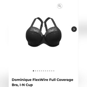 Understance Dominique Black Lace Bra 38K BNWT